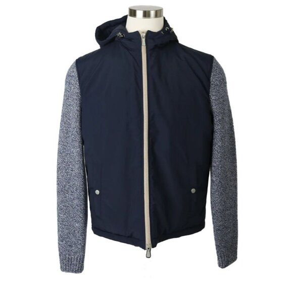 ELEVENTY Down Sweater Jacket SZ 44/XXL